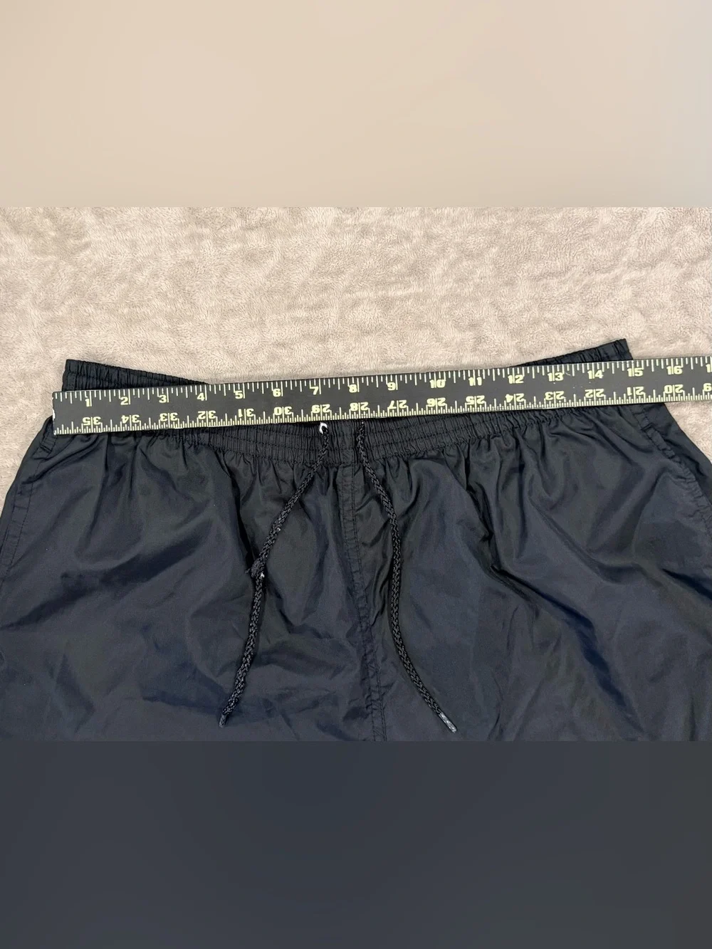 Vintage Adidas Nylon Shorts w/ Lining Black Mens M Trefoil Logo Taiwan 90s